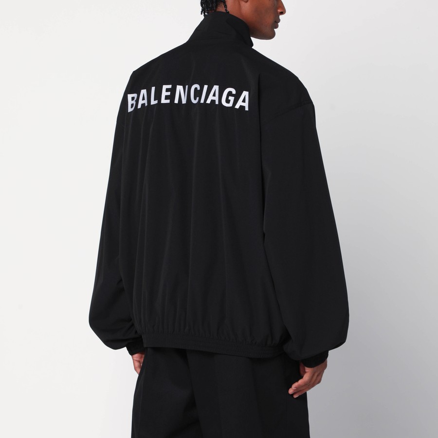 スウェット・トレーナー BALENCIAGA BALENCIAGA BACK ZIP SWEATSHIRT BLACK Balenciaga Balenciaga Back zip sweatshirt black | TheDoubleF