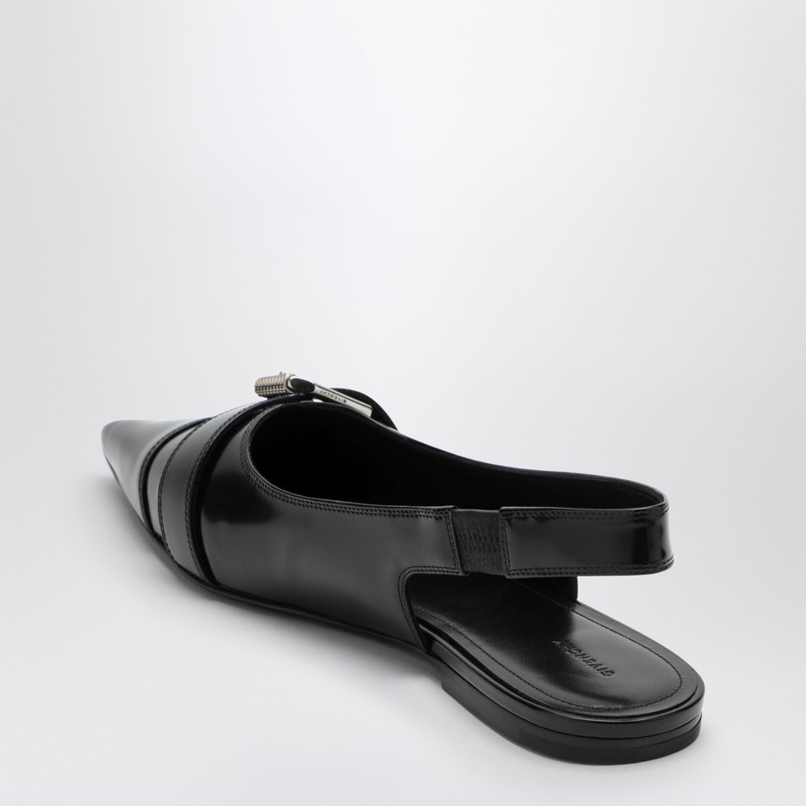 GIVENCHY BE500SE28Z001 関税送料込 Givenchy Voyou black leather slingback | TheDoubleF