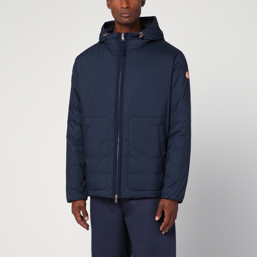 Moncler Genius Caracara puffer jacket in blue cotton blend