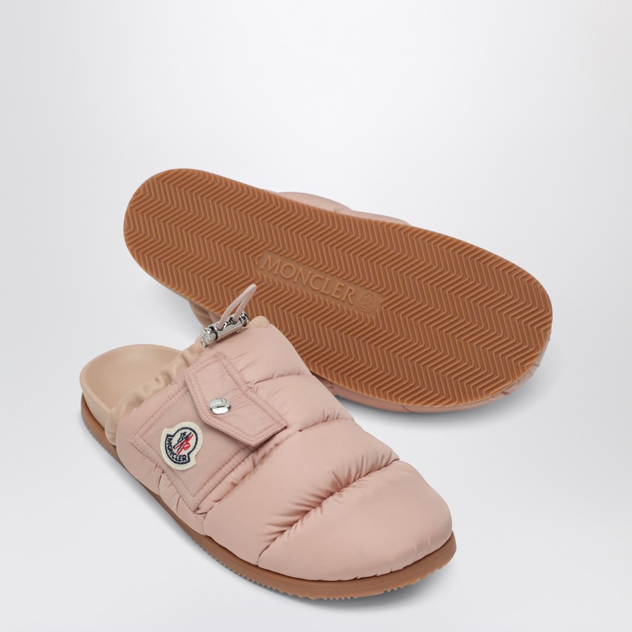Moncler Pink nylon mule Mon Pocket | TheDoubleF