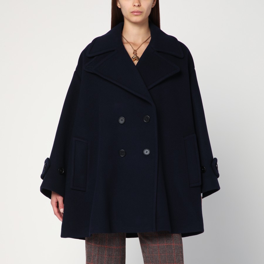 コート Chloe Wide Blue Double-Breasted Coat Chloé Wide blue double-breasted coat | TheDoubleF