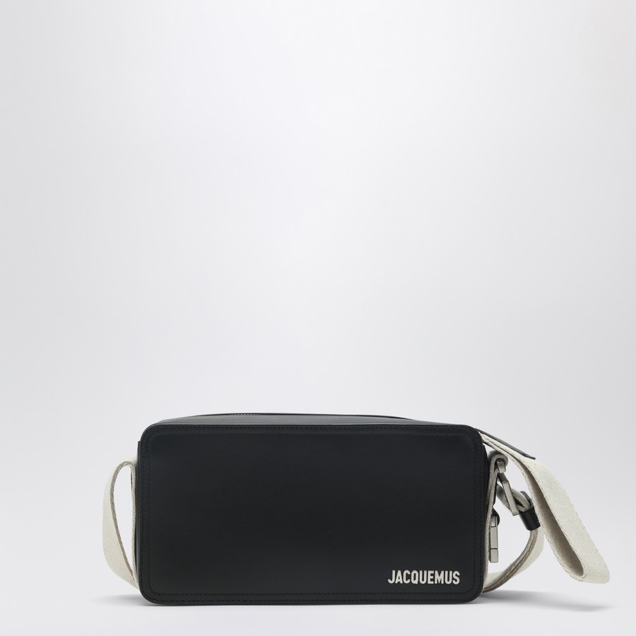 JACQUEMUS Shoulder bag The Horizontal Black rope | TheDoubleF