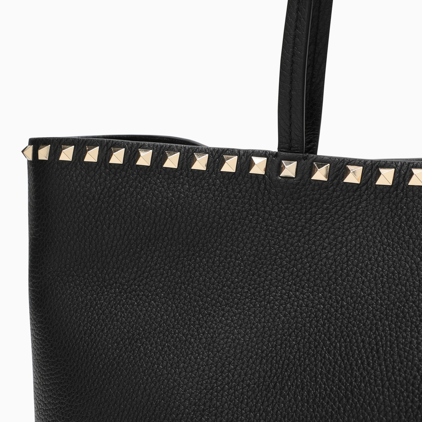 Valentino Garavani Black studded tote bag TheDoubleF