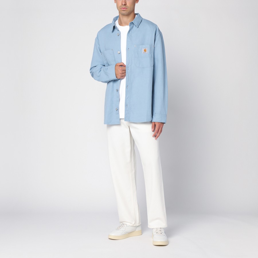 Carhartt WIP Veste chemise Walter Shirt Jacket couleur bleu ciel