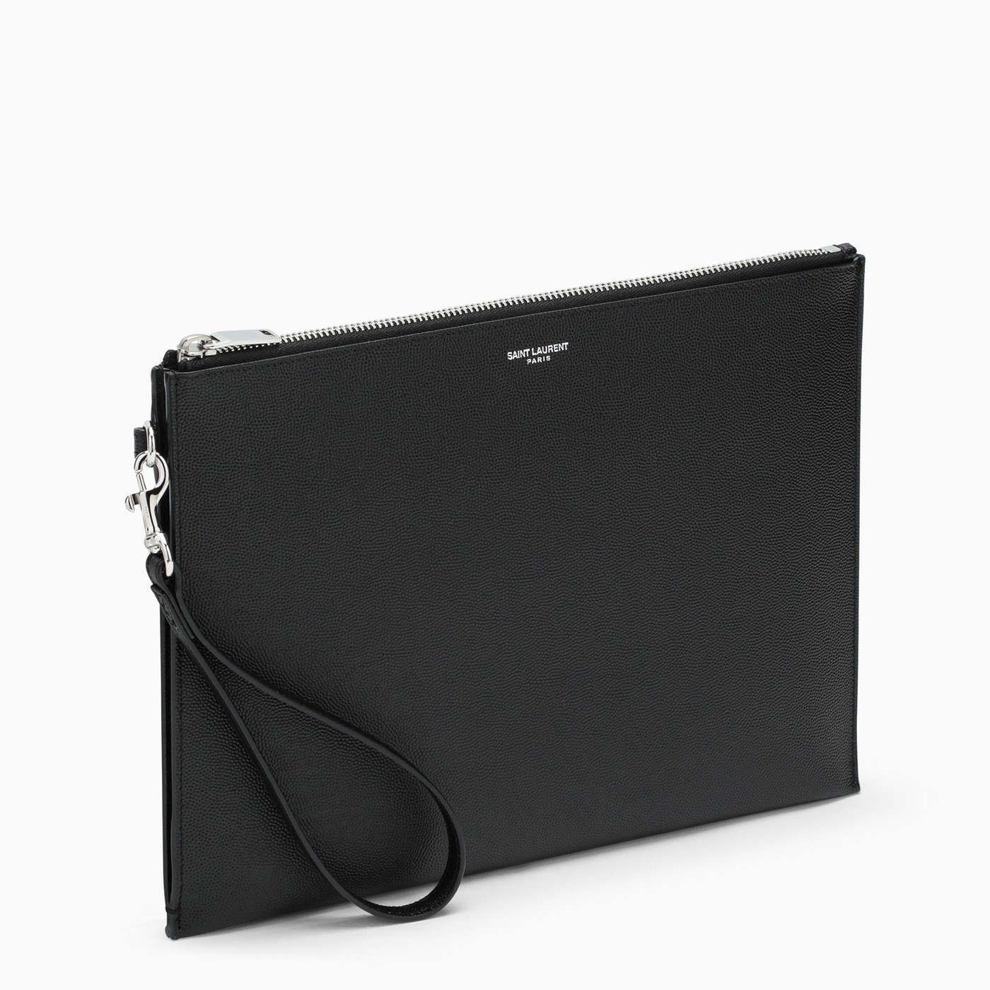 Saint Laurent Black leather iPad holder TheDoubleF