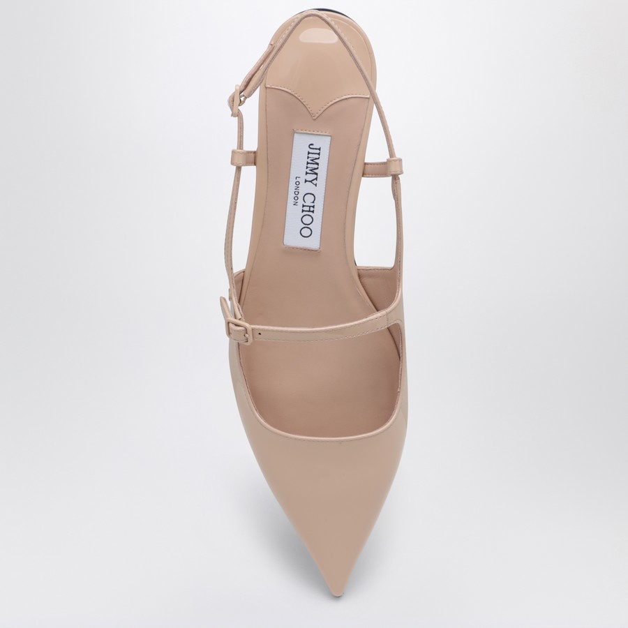 【関税&送料込】Jimmy Choo Scarpa Didi Flat Nude In Patent L Jimmy Choo Scarpa Didi Flat nude in patent leather | TheDoubleF