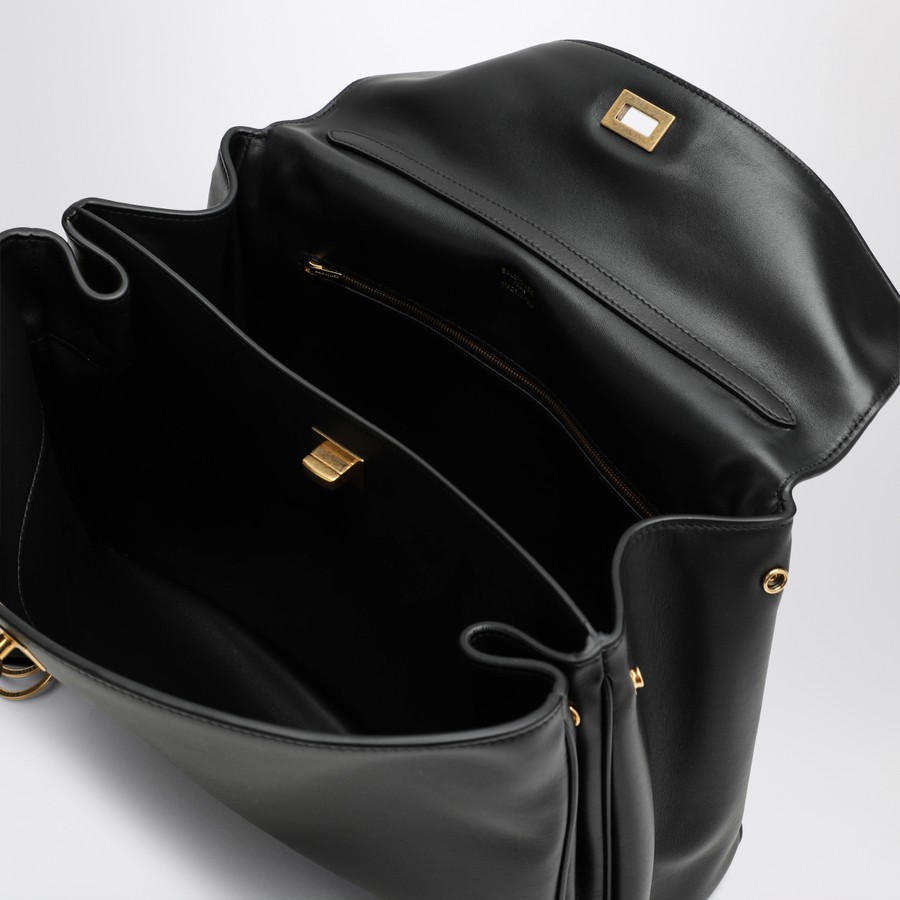 Balenciaga Smooth black calfskin medium Rodeo bag | TheDoubleF