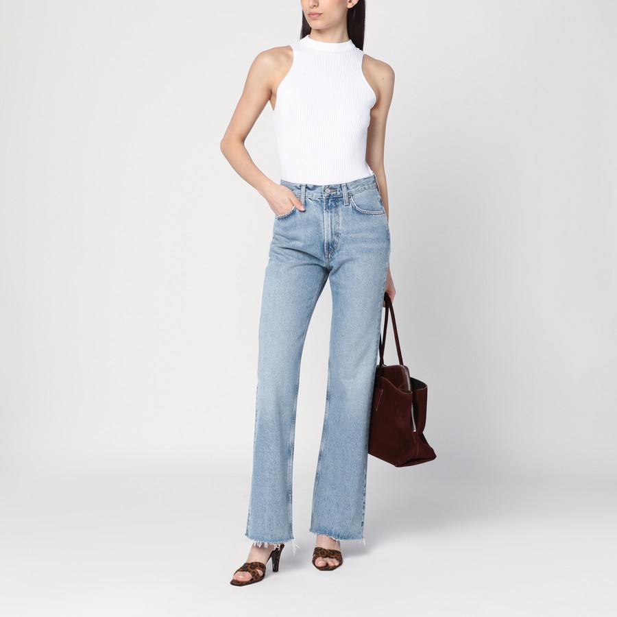 ボトムスその他 AGOLDE Faded light blue jeans in regenerated denim AGOLDE Faded light blue jeans in regenerated denim | TheDoubleF