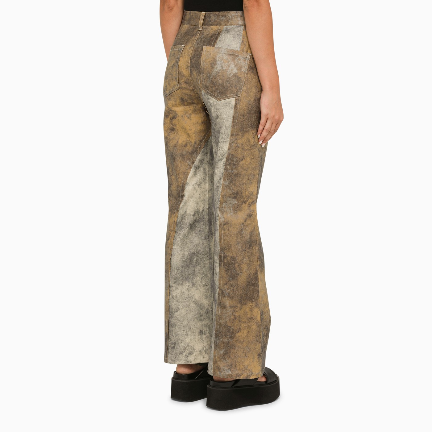 Andersson Bell Vintage twotoned cotton bellbottom jeans TheDoubleF