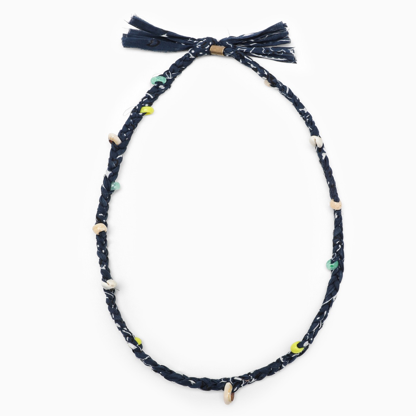 Alanui Blue Bandana necklace TheDoubleF