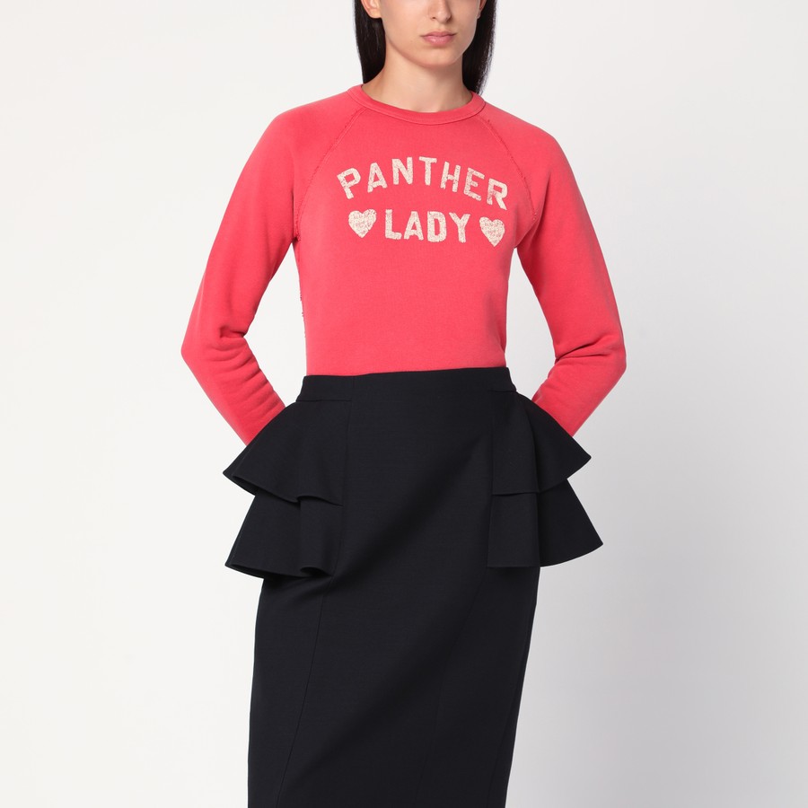 Valentino Hellrotes Chez Valentino-Sweatshirt TheDoubleF