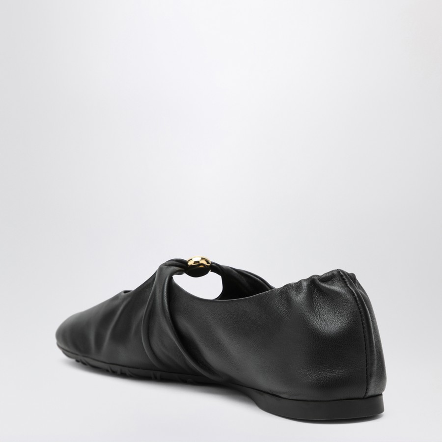 バレエシューズ LOEWE BLACK NAPPA PEBBLE BALLERINA Loewe Black nappa pebble ballerina | TheDoubleF