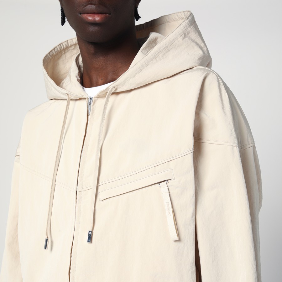 JACQUEMUS Bateau ivory windbreaker jacket | TheDoubleF