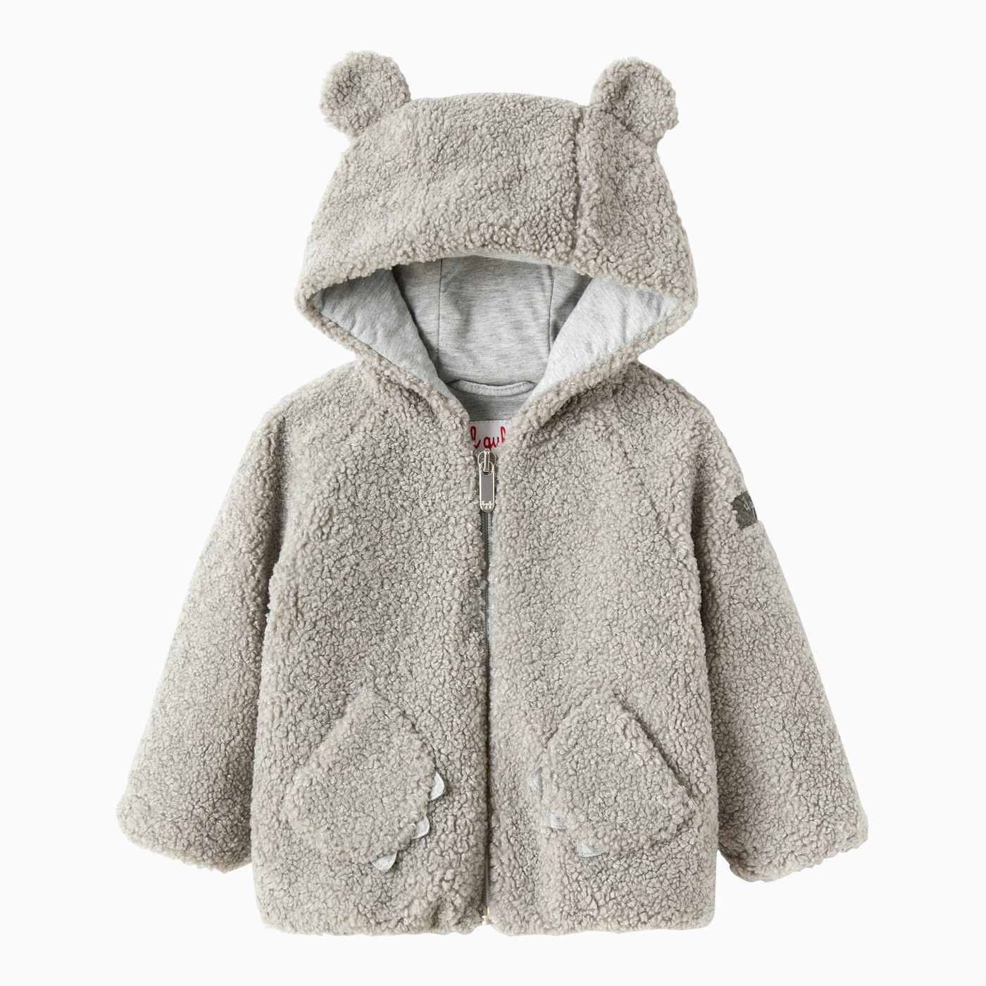 Giacca Felpa In Pile Cuddle Club Per Bambini 0-5 Anni - Con Zip, Design Orsetto/Dinosauro/Unicorno - Foto 9