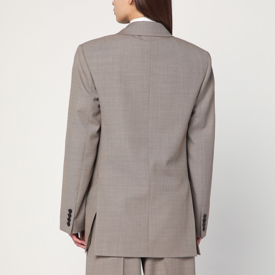 ジャケット SAINT LAURENT Women Jackets 821942Y1I25 1506 BEIGE Saint Laurent Tailored Wool Jacket 821942.Y1I25-1506 TAUPE