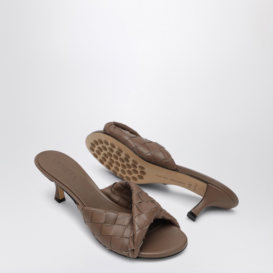 Bottega Veneta Brown Blink Mule Sandal in Braided | TheDoubleF