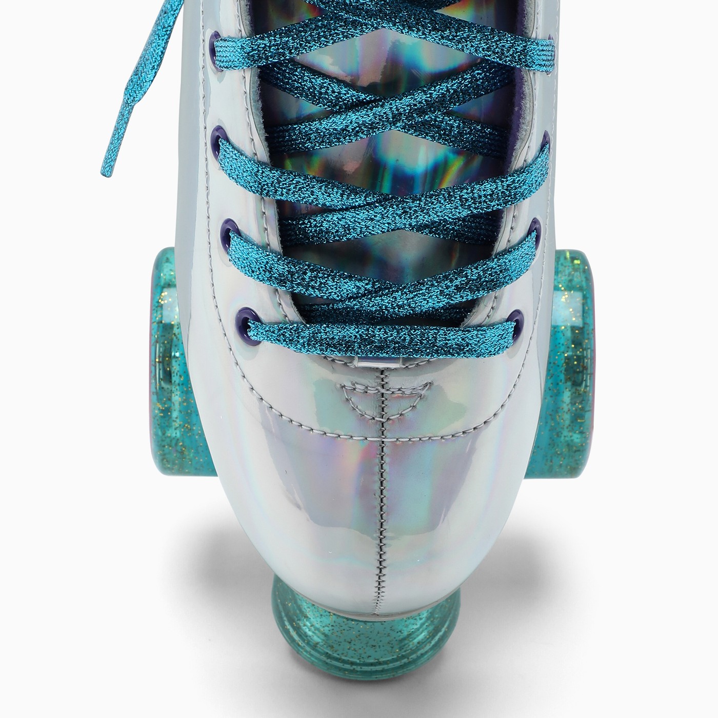 Impala Skate Silver Holographic roller skates TheDoubleF
