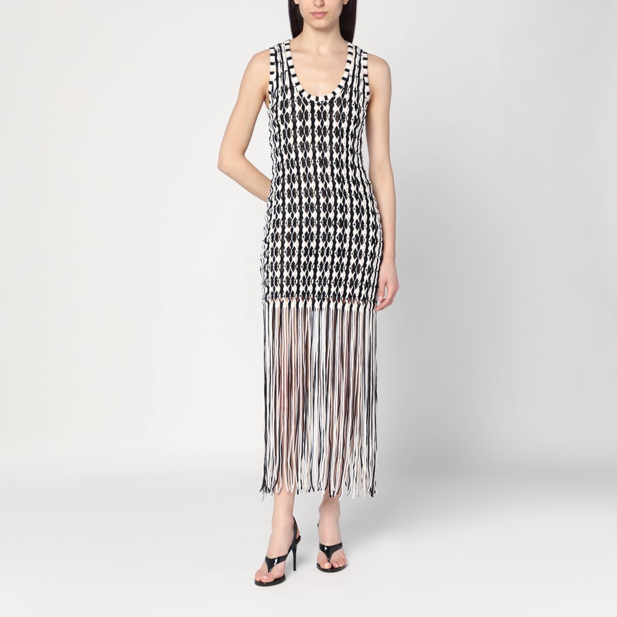 SIMKHAI Sonia knitted dress with fringes | TheDoubleF