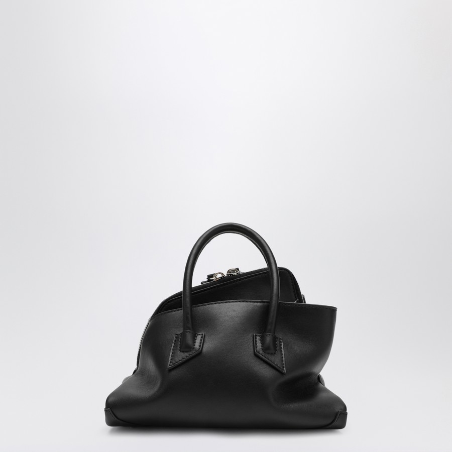 The Attico Black leather La Passeggiata Mini bag | TheDoubleF