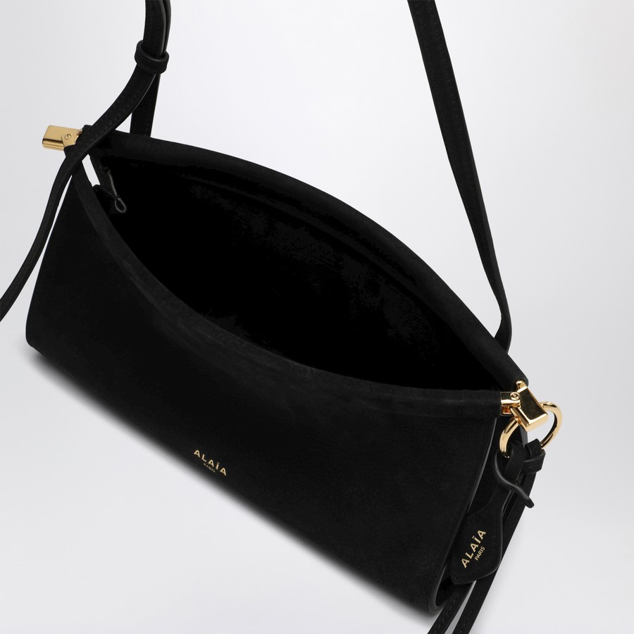 ★ALAIA★ LE CLICK EAST WEST SMALL NABUK BAG AA1S01426CA214 Alaïa Le Click East West Small Bag in Nubuck - LABELS