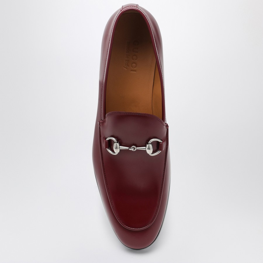 GUCCI Rosso Ancora leather moccasin with Horsebit | TheDoubleF
