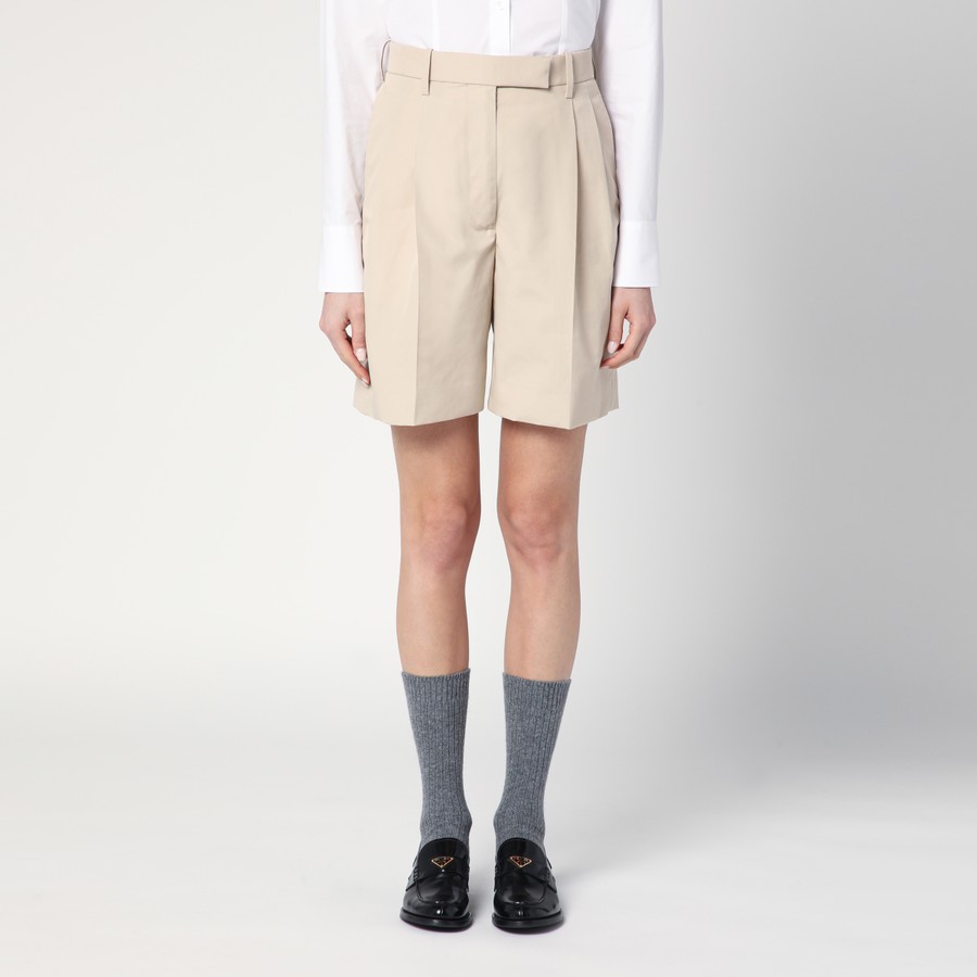 ショートパンツ Thom Browne Khaki Bermuda Shorts In Cotton Blend Thom Browne Khaki Bermuda shorts in cotton blend | TheDoubleF