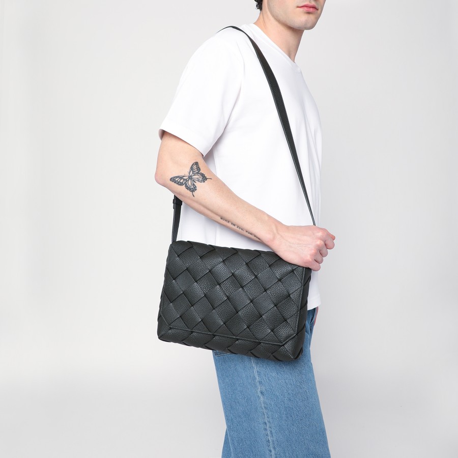 【関税&送料込】Bottega Veneta Large Diago Bag Bottega Veneta® Men's Large Diago in Dark green. Shop online