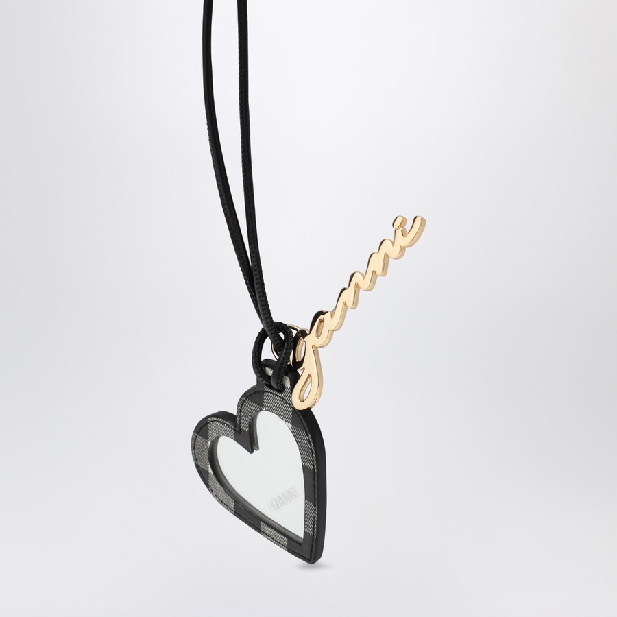 【関税&送料込】Ganni Heart-Shaped Mirror Bou Black GANNI Heart-shaped mirror Bou black | TheDoubleF