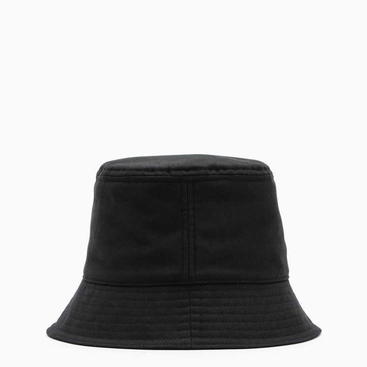 KENZO Black bucket hat in a technical fabric TheDoubleF