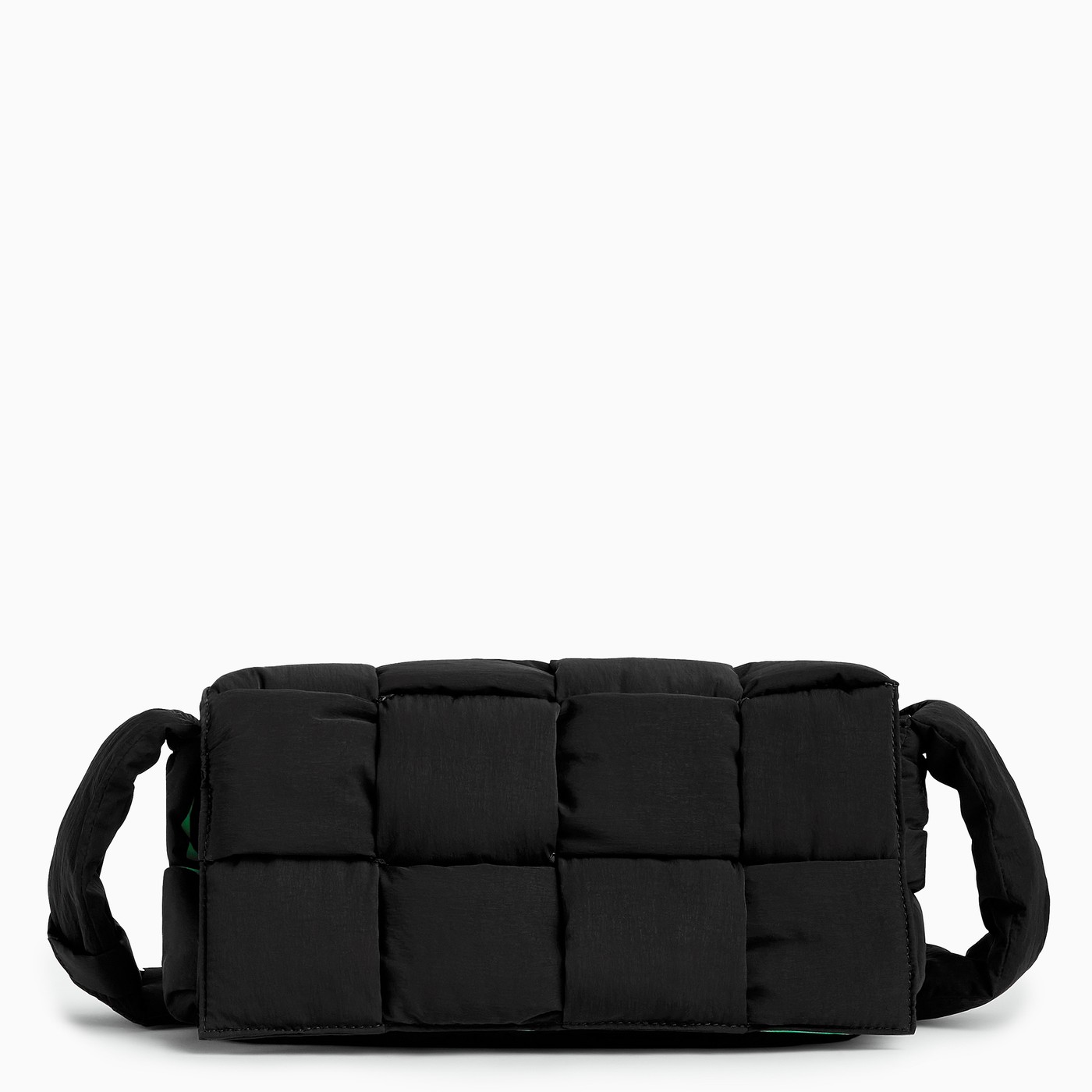 Bottega Black and green Padded Tech Cassette bag TheDoubleF