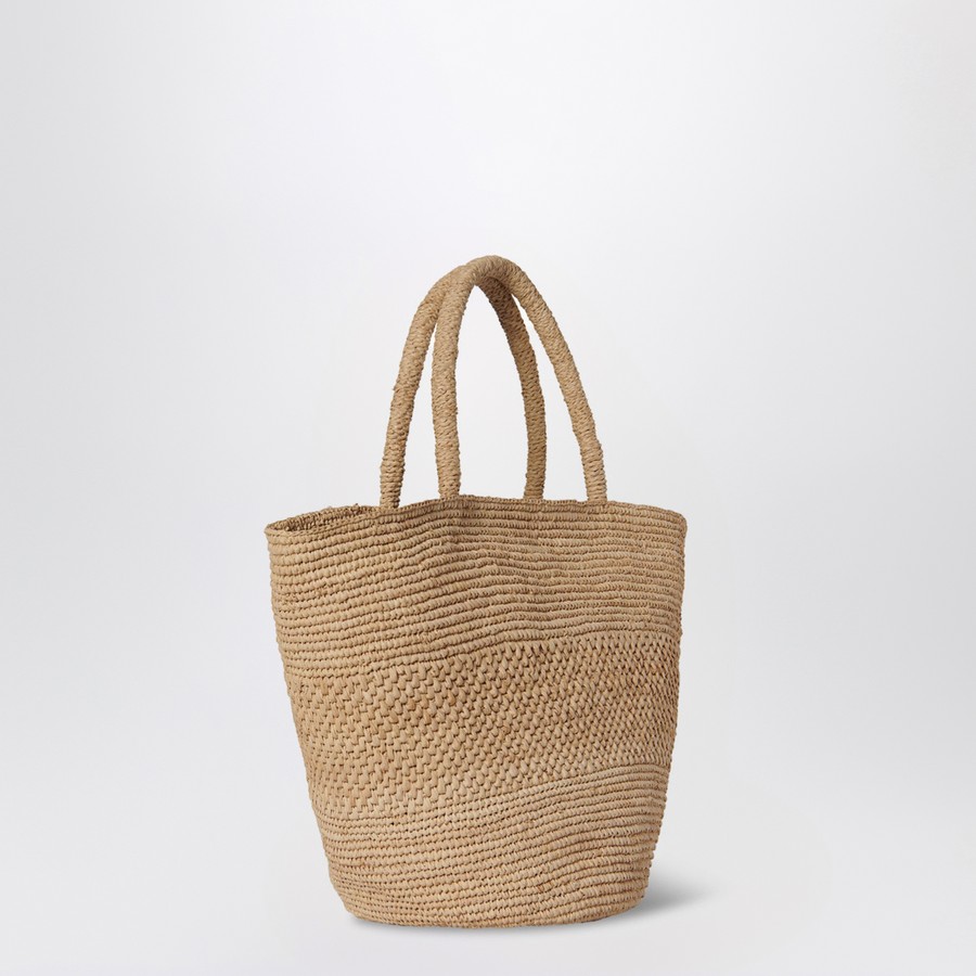 The Row Emilie bag Natural colour in raffia | TheDoubleF