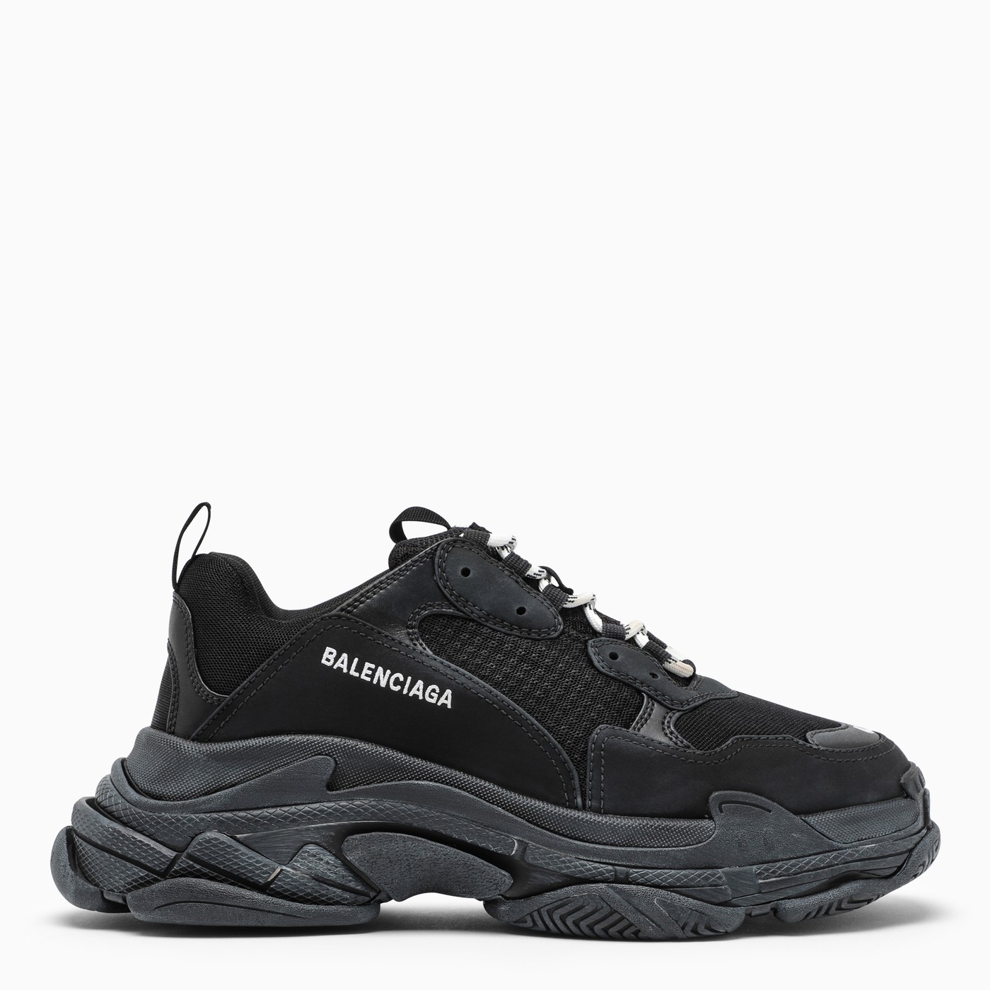 balenciaga shoes black triple s