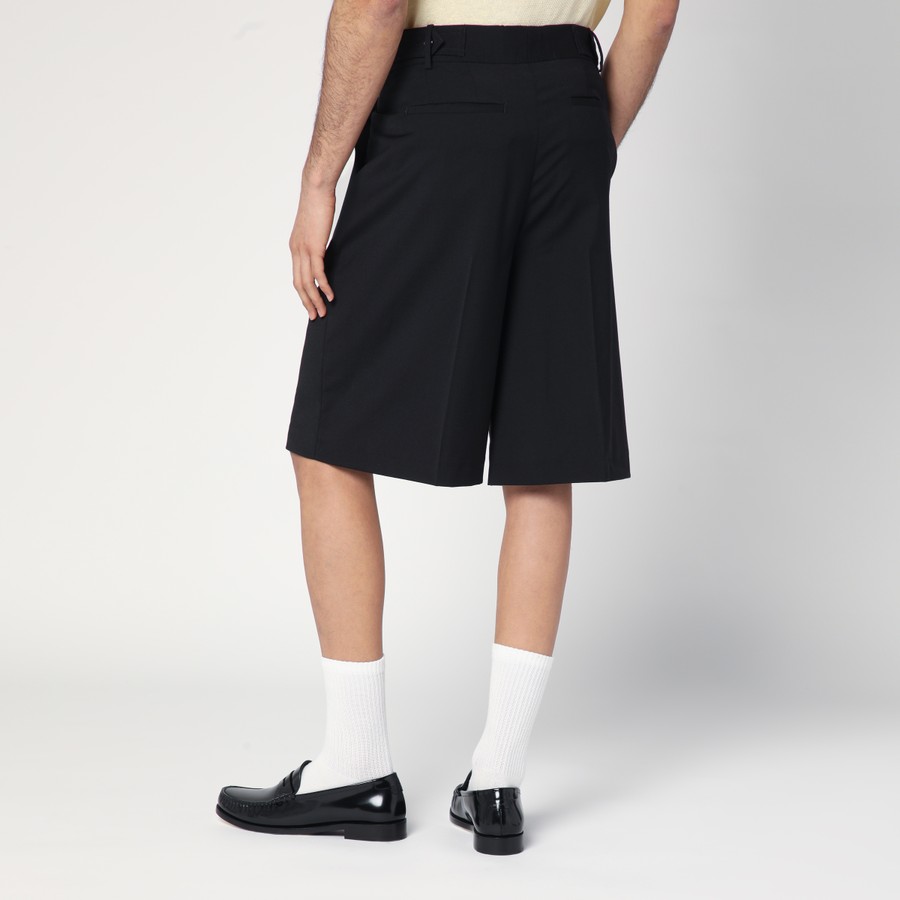 パンツ PT TORINO Women Shorts Burmudas CDVSDAZ00STDSP160990 Black PT Torino Black Bermuda shorts in wool blend | TheDoubleF