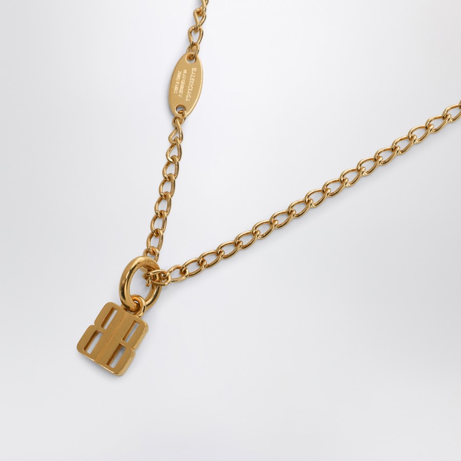 Balenciaga Nano necklace in gold brass | TheDoubleF