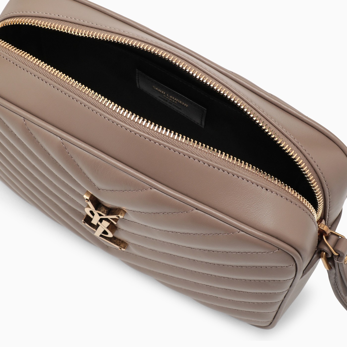 Saint Laurent Camera bag Lou taupe TheDoubleF