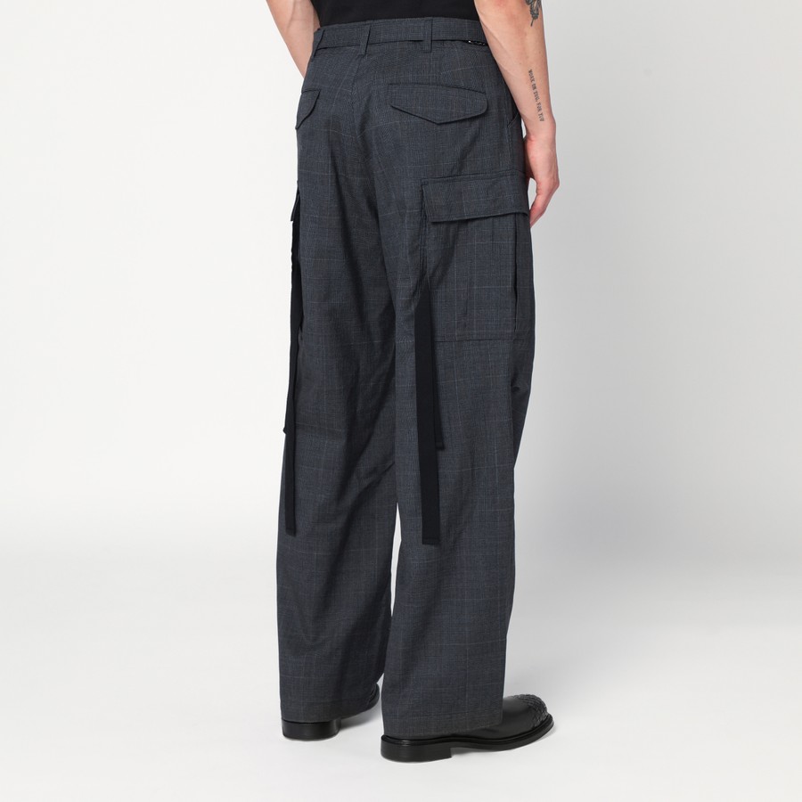 Sacai Gray cargo pants with belt | TheDoubleF