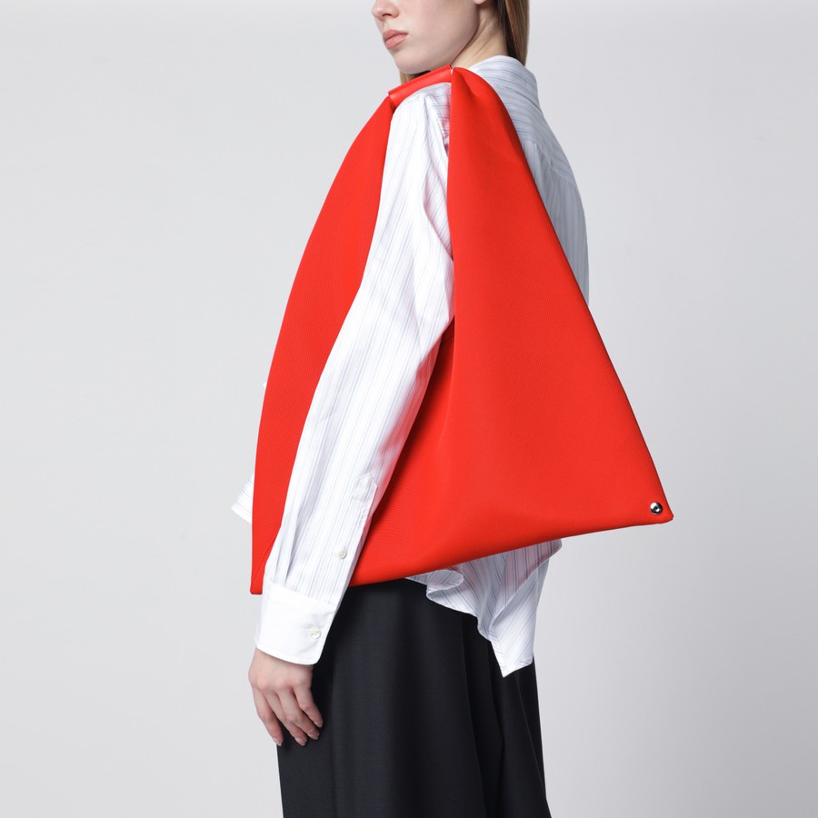 MM6 Maison Margiela Japanese bag in orange mesh | TheDoubleF