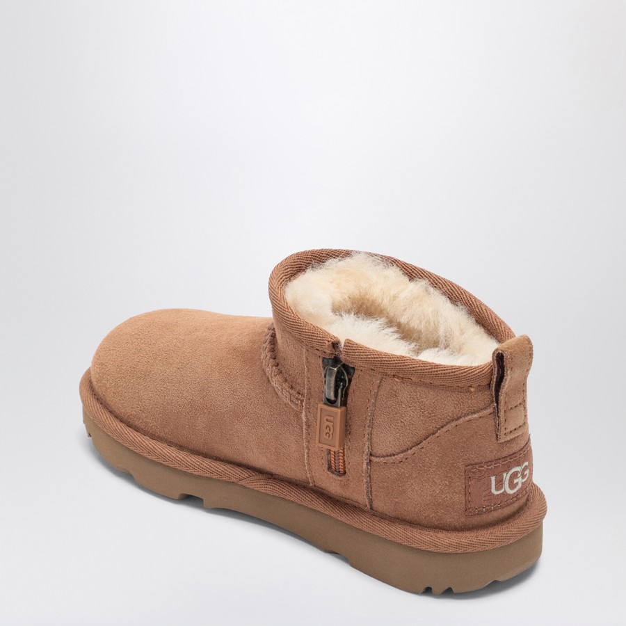 UGG Classic Ultra Mini chestnut boot with zip | TheDoubleF