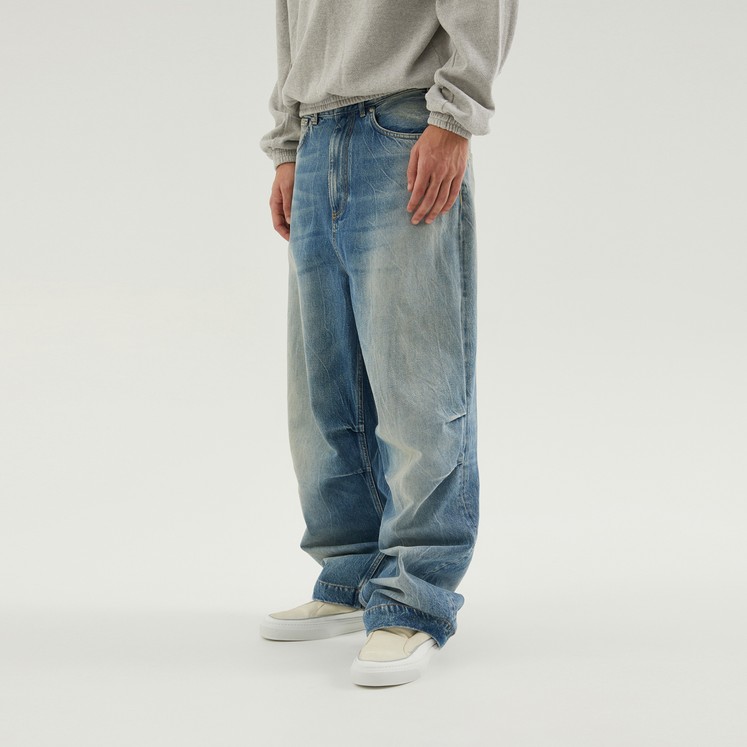 ボトムスその他 1989 STUDIO Blue Boyfriend jeans Levi's® Made In Japan High Rise Boyfriend Jeans - Blue