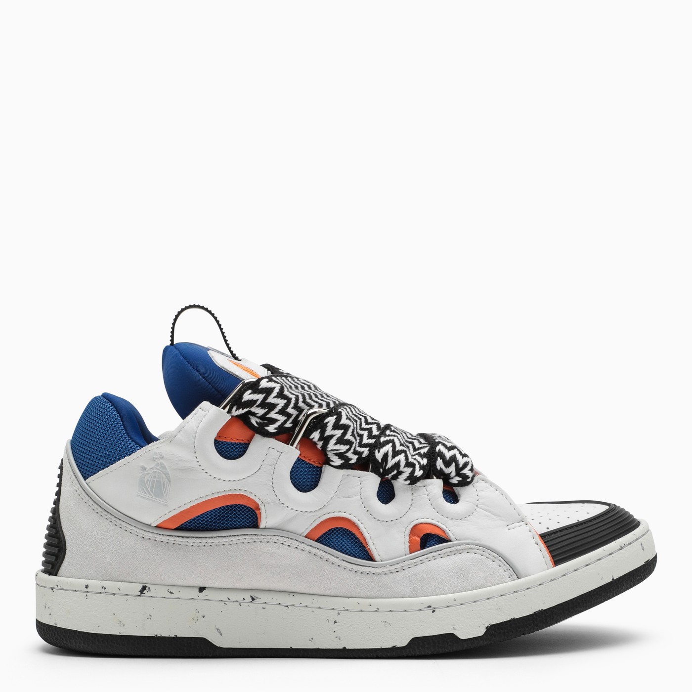 Lanvin Curb white/blue/orange trainer TheDoubleF