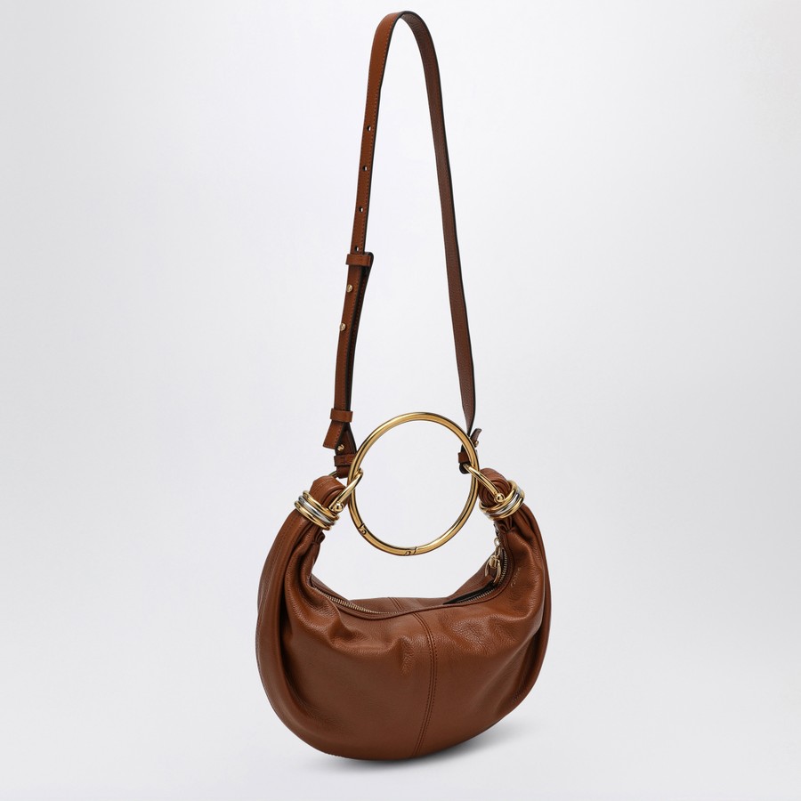 トートバッグ Chloe 'Bracelet Hobo' small handbag (CHC24AS611N72 26M) Chloé Small Bracelet Hobo bag blue | TheDoubleF