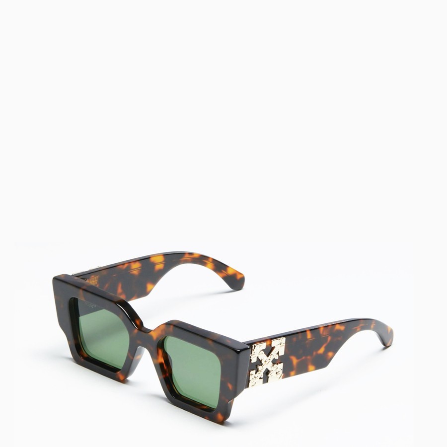 Off white sunglasses tortoise clearance