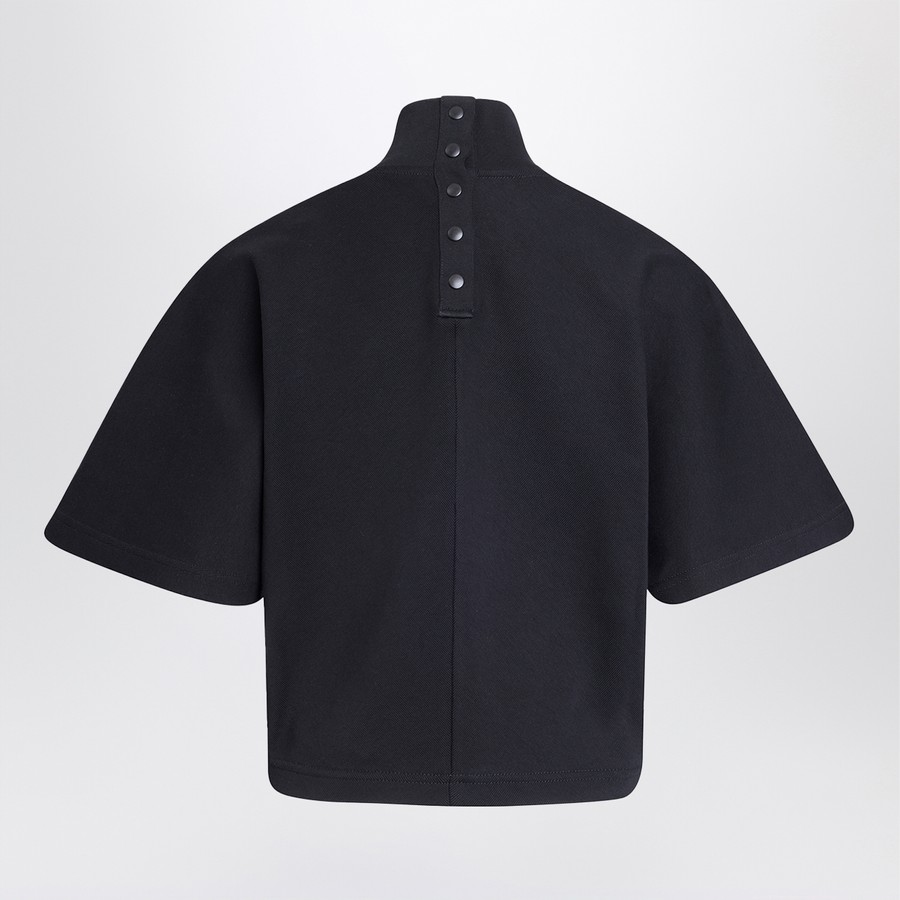Tシャツ・カットソー ALAIA BLACK COTTON TURTLENECK TOP Alaïa Black cotton turtleneck top | TheDoubleF
