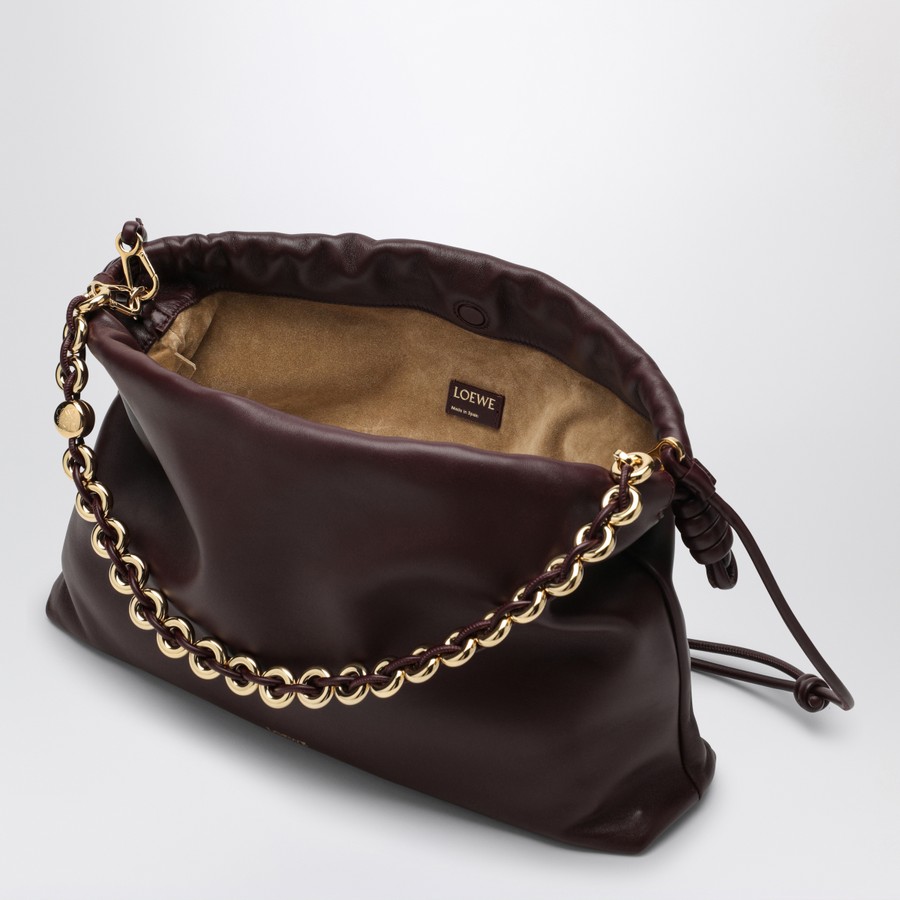 【関税&送料込】Loewe Mustard Nappa Leather Large Flamenco P Medium Flamenco purse in mellow nappa lambskin Burnt Red - LOEWE