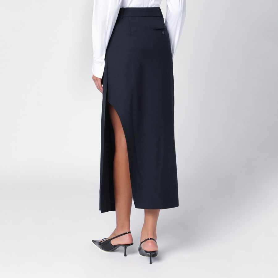 ミニスカート ERIKA CAVALLINI Women Mini Skirts P4WZ03WV P ERIKA K65 0 BLU Erika Cavallini Matilda blue asymmetrical skirt | TheDoubleF