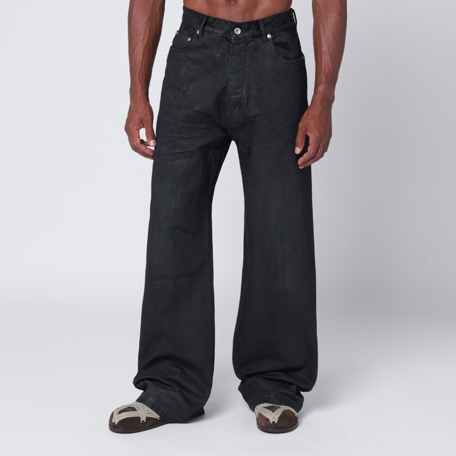 80s Dior TALONzip ネイビー　ワイドスラックス　W37 WOOL GABARDINE SIDE TUCK PANTS(S BLACK): Vintage 1.1｜THE