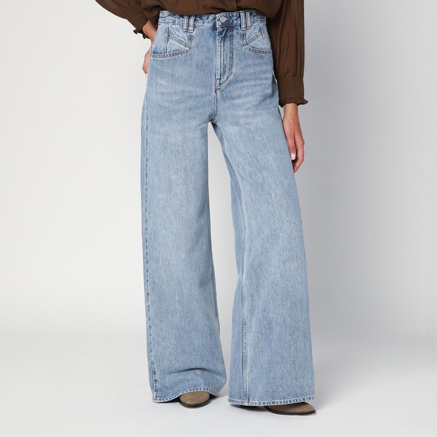 デニム・ジーパン Isabel Marant Wide Ice Blue Jeans ISABEL MARANT Wide ice blue jeans | TheDoubleF