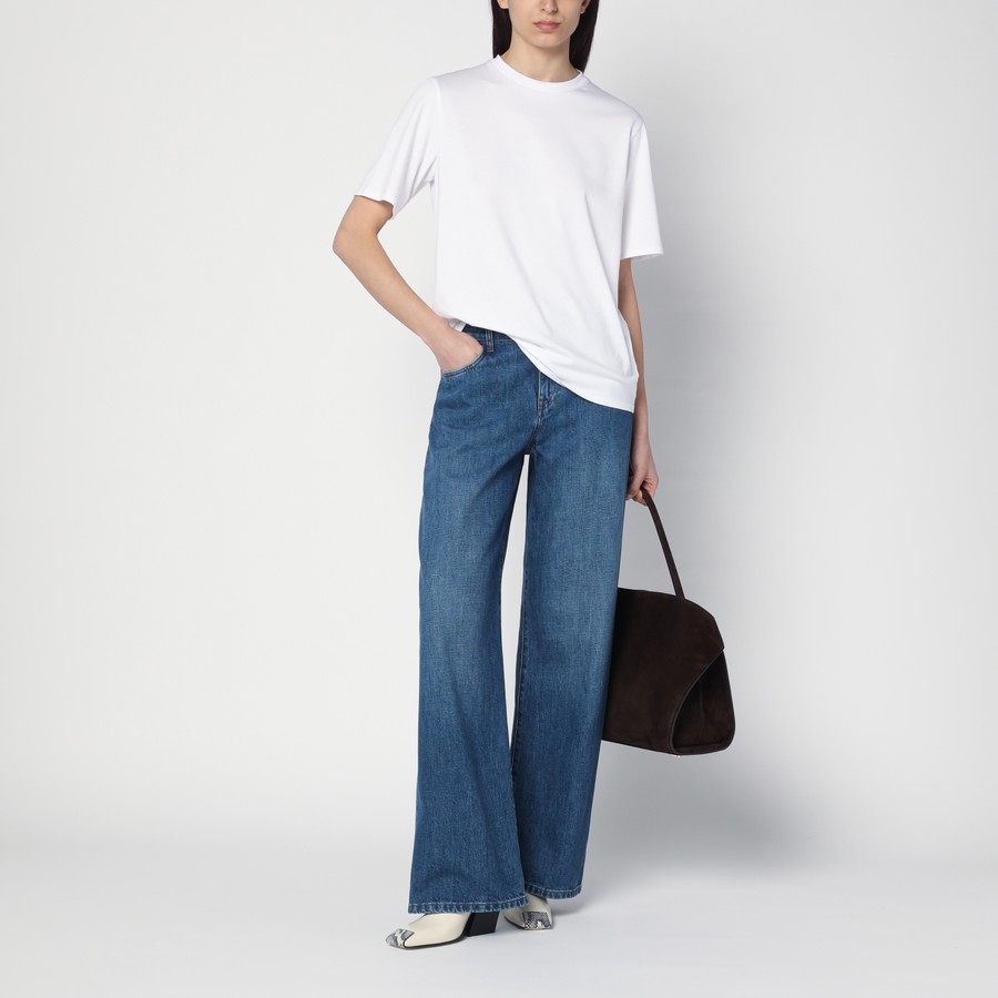 The Row Eglitta wide faded blue jeans | TheDoubleF
