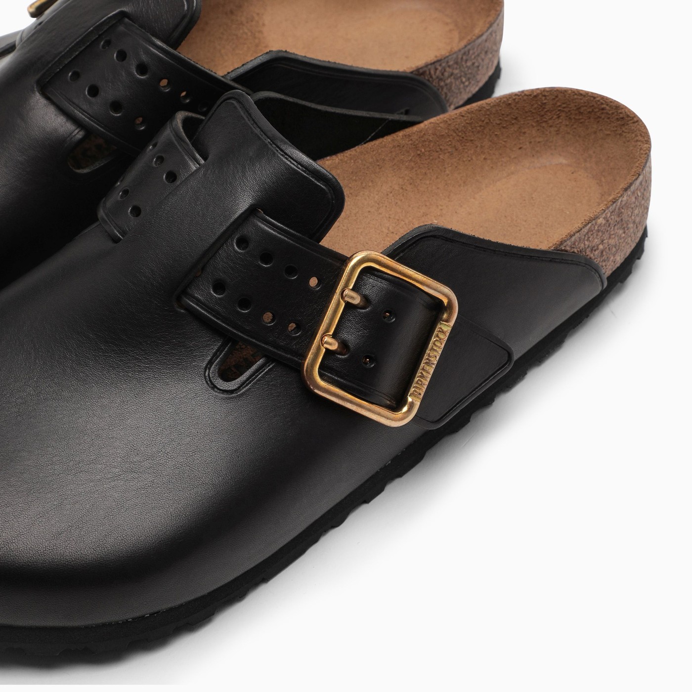 Birkenstock Black Boston Bold Gap slipper TheDoubleF