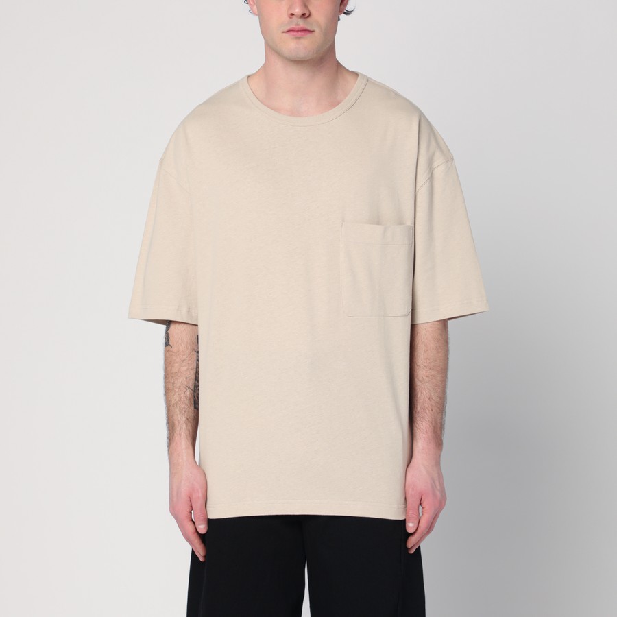LEMAIRE クルネックシャシTシャツ TO1382LJ1010WARMBEIGE BG206 Buy Lemaire Boxy Short-Sleeve T-Shirt 'Warm Beige' - TO1382
